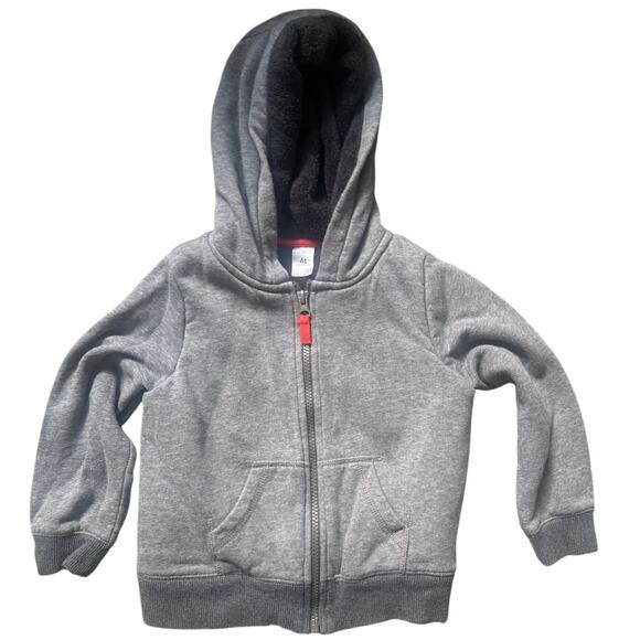 Carter's 4T Gray Zip Up Fleece Hoodie - Picture 1 of 4